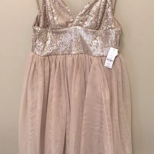 Ardene Dress blush pink sequin